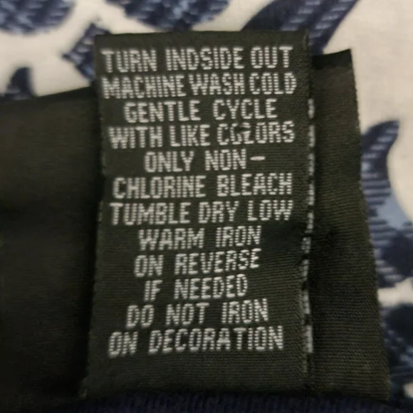 LA Kitty Size Medium Trendy Stylish Floral Blue and White Lightweight Pea Coat - Picture 10 of 10